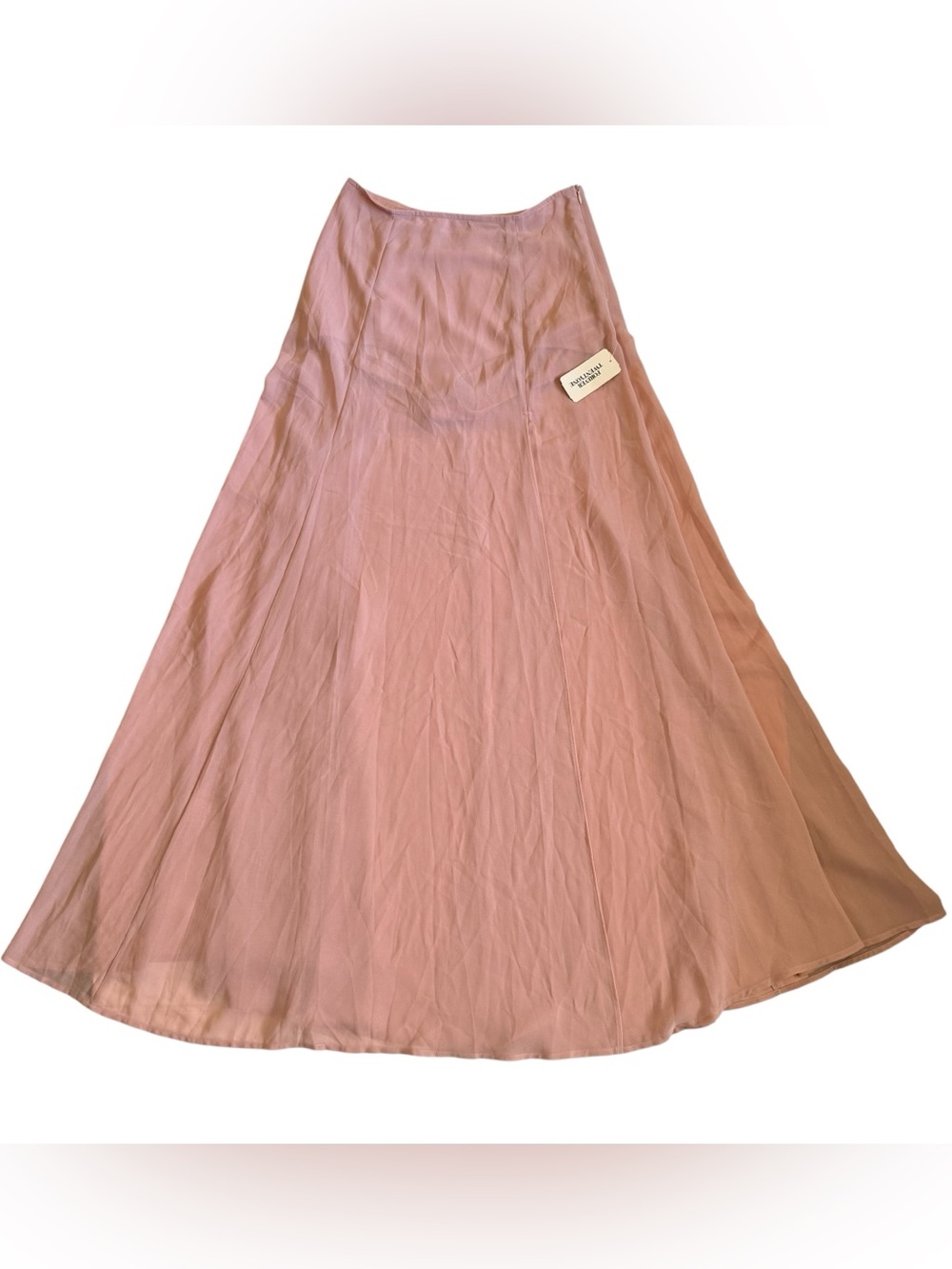 NWT Forever 21 Women’s Chiffon Blush Slit Long Maxi Skirt Size Medium